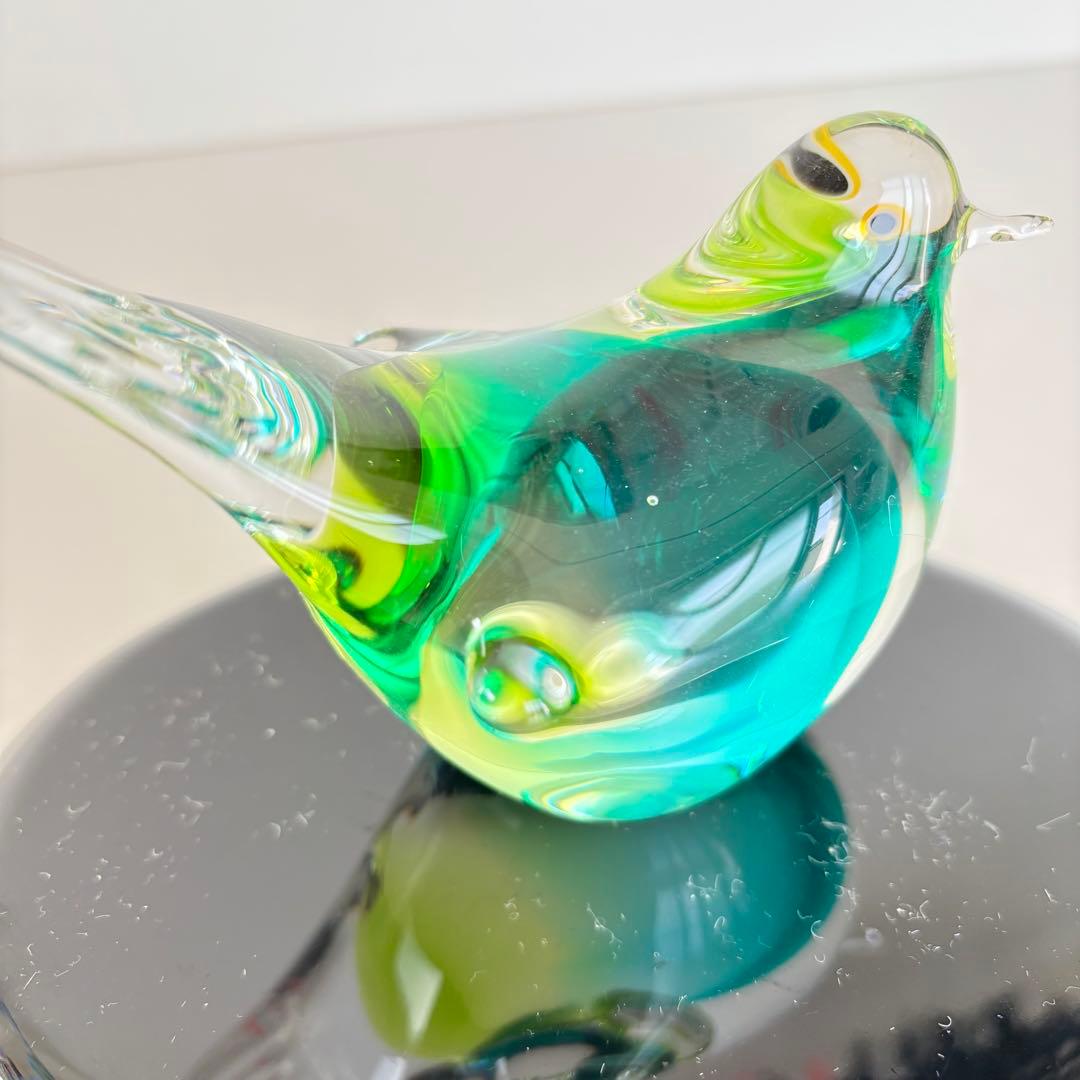 マルティグラス鳥オブジェ 2羽セット - メルカリ