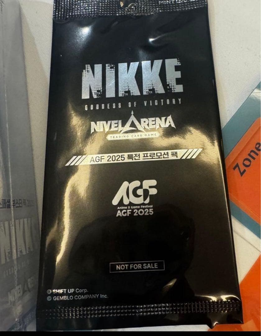 海外限定】勝利の女神NIKKE ニベルアリーナ カードゲーム 2BOX おまけ