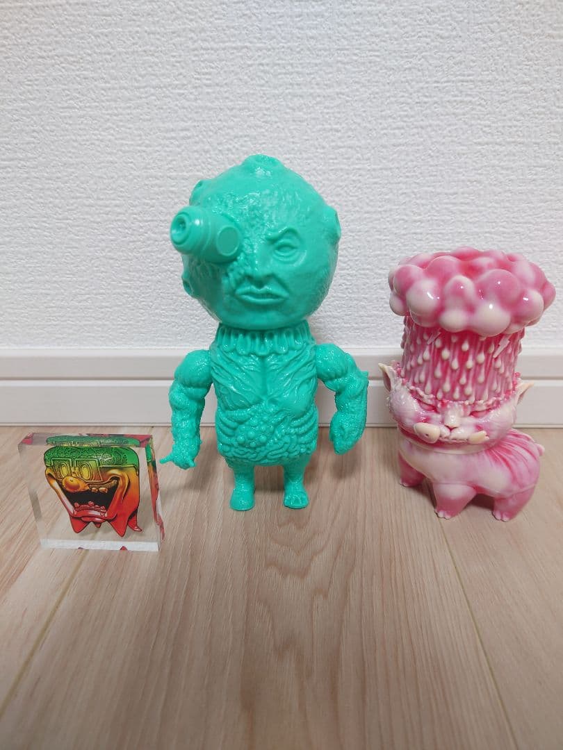 もうこやま　どしゃぶり猫　ムーンマン　ソフビ　セット 6月9日(金)18時より抽選開始】【もうこやま】アイドルどしゃぶり猫が