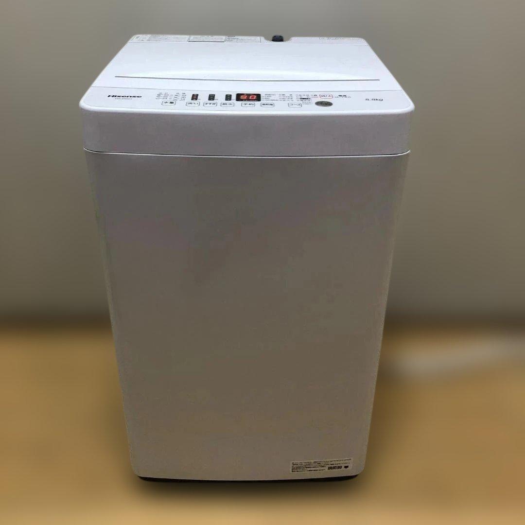 ハイセンス HW-E5503 全自動　2021年製 5.5kg 75082-1-