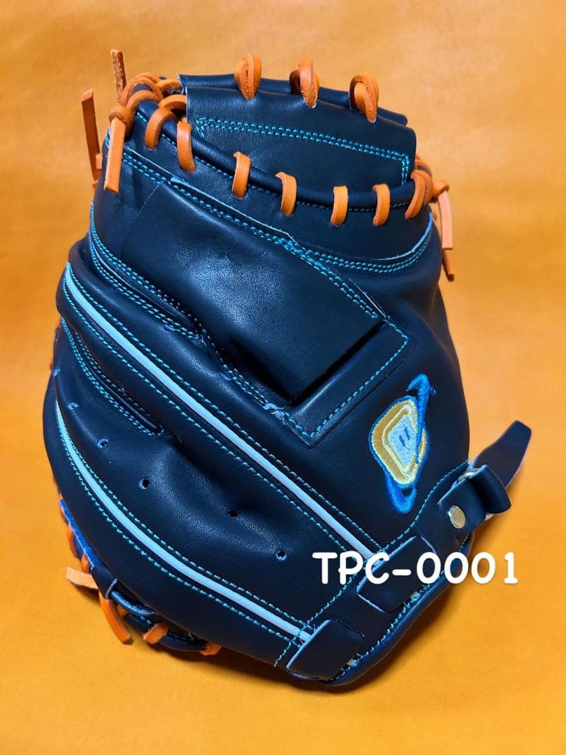 硬式野球グローブ TPC-0001 ブラック/オレンジ 受注生産】【返品不可】注文から約4～5ヶ月後発送予定 野球 和牛JB