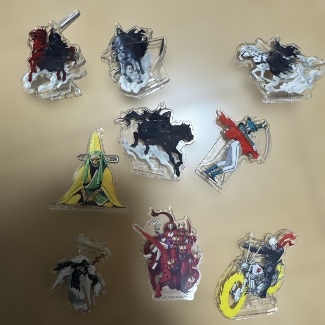 全9種セット マルチパーツアクリルクリップ 魔人編 真女神転生