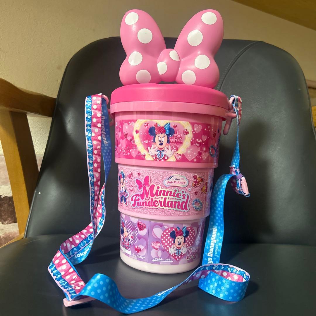 ディズニーパルパルーザ　ミニーポッコーンバケット