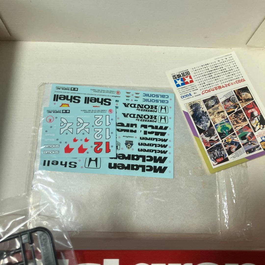 た*み様 McLaren MP4/6 Honda 1/12 マルボロデカール付
