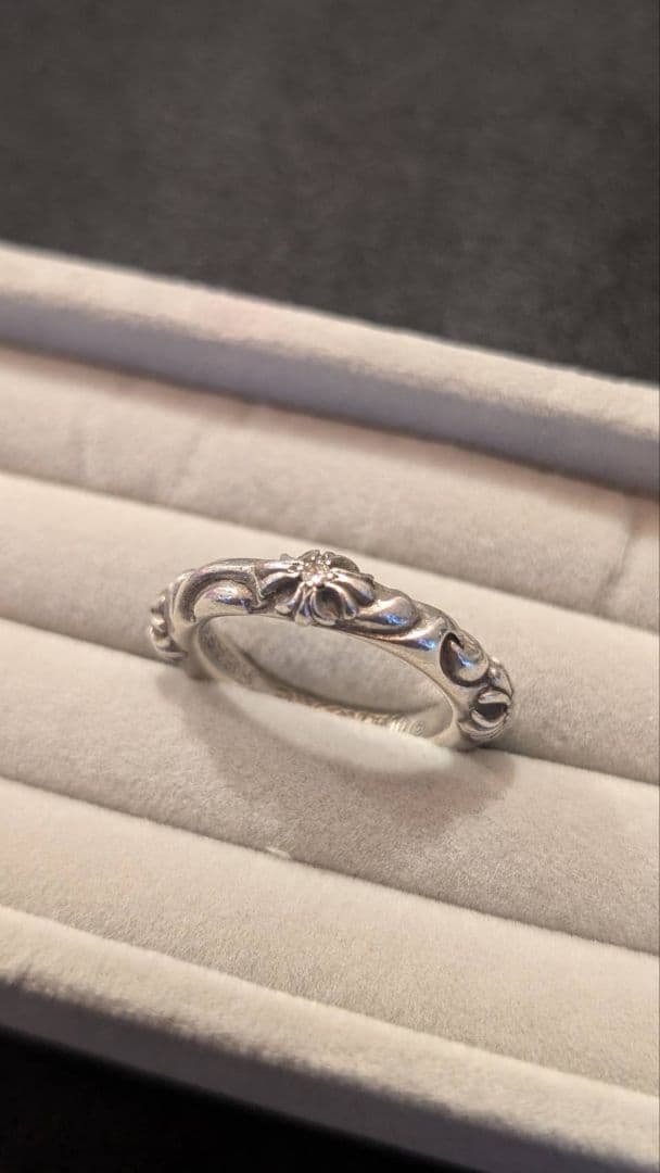 Chrome Hearts バンドリング Chrome Hearts クロムハーツ スクリプトバンド Ring リング (CHROME