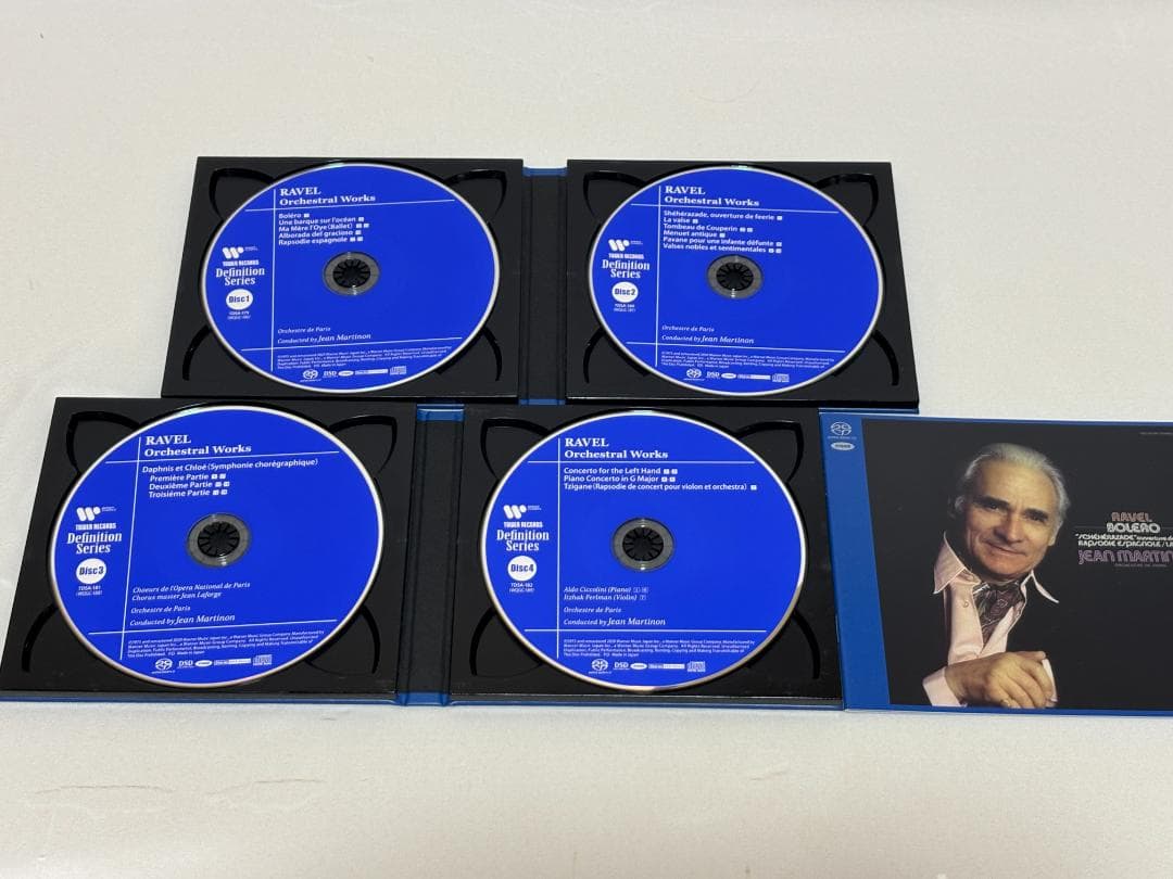 4SACD タワーレコード限定◇ラヴェル 管弦楽曲全集/マルティノン◇S35