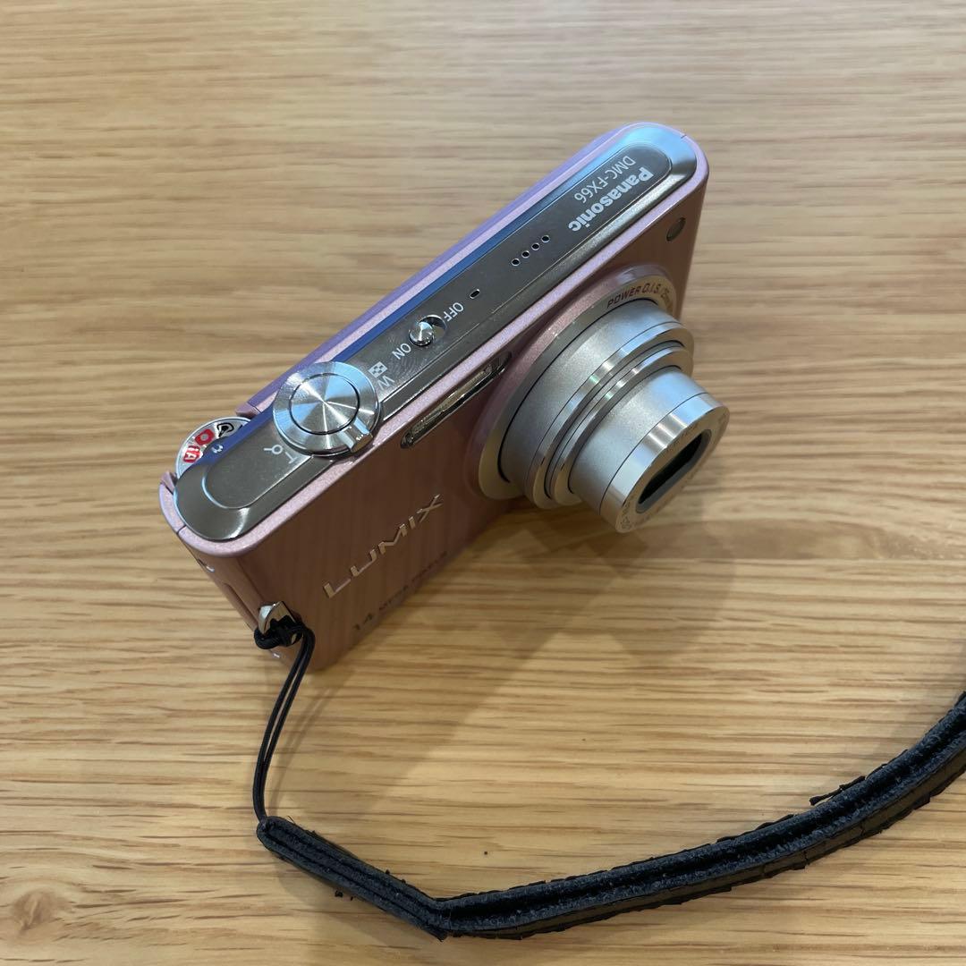 Panasonic】 動作確認済み LUMIX FX66 ピンク - メルカリ