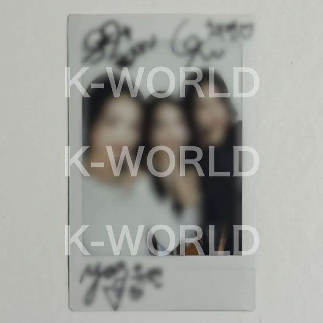 【希少】tripleSユニット 直筆サイン ポラロイド チェヨン ユヨン スミン 希少】tripleSユニット 直筆サイン ポラロイド チェヨン ユヨン スミン