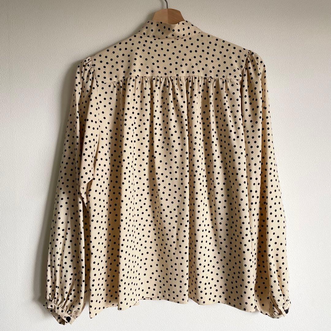 Ballseyトゥモローランド ドットプリント ボウタイブラウス - メルカリ