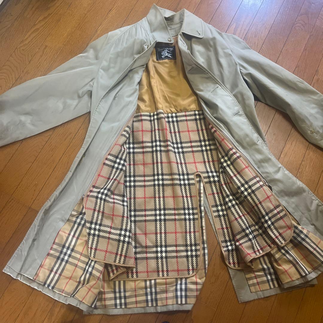 Burberry's バーバリー ステンカラーコート ノバチェック ライナー付き