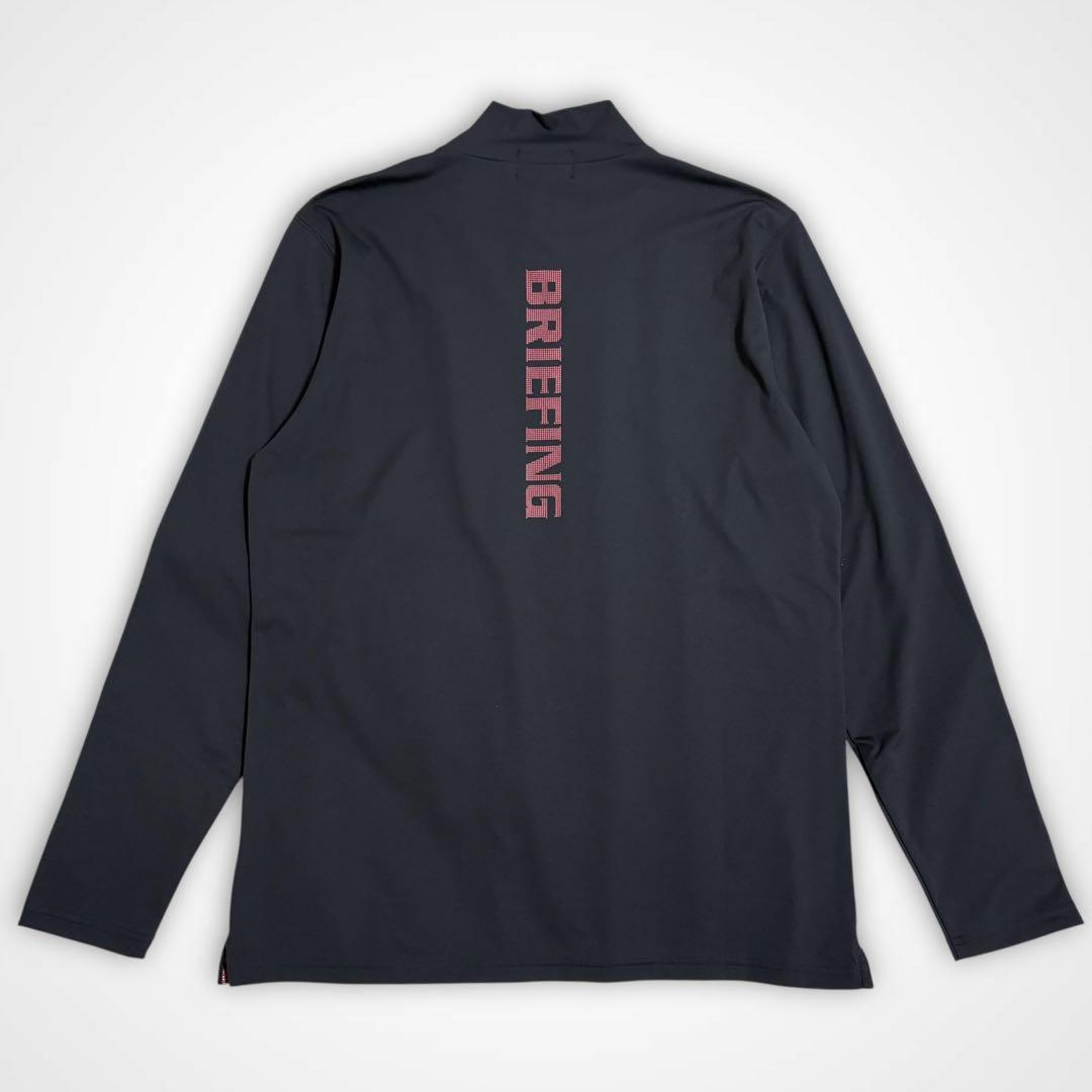 BRIEFING 両面プリント ハイネック モックネック 長袖 トップス