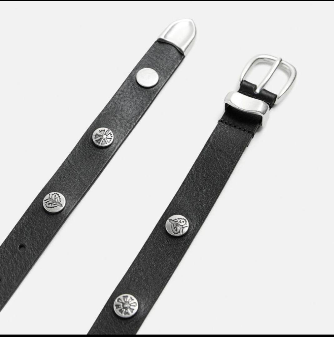 ZARA Nanushka スタッズ付レザーベルト S ナヌーシュカ - メルカリ