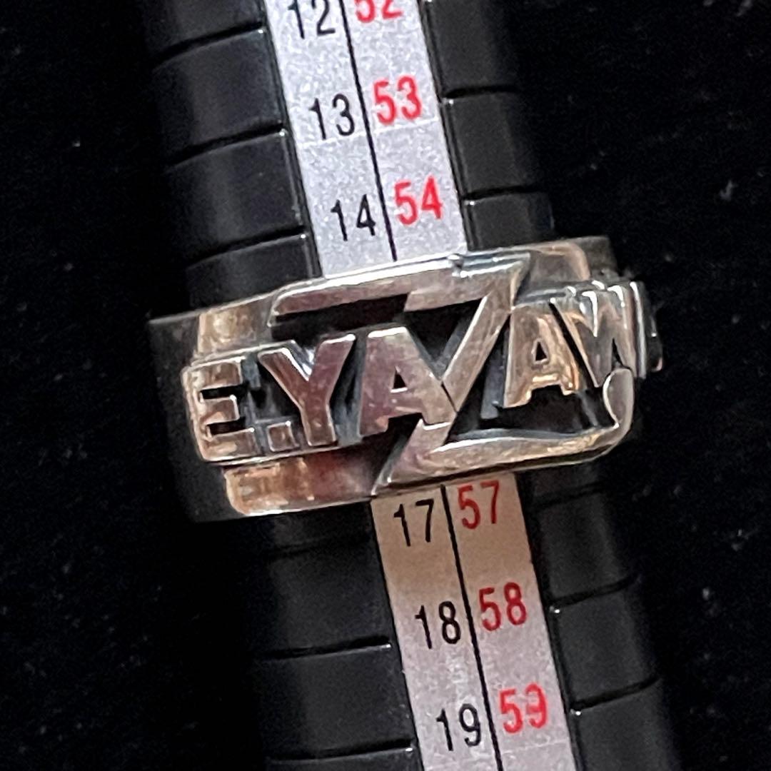 矢沢永吉 ★ シルバーリング ( ロゴ ・ハネロゴ ) バングルオマケ付き