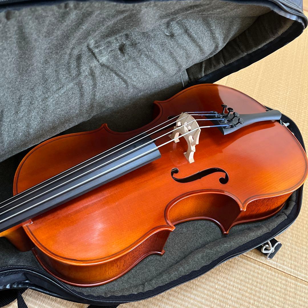 分数チェロ1/8 弓ケース付き - メルカリ