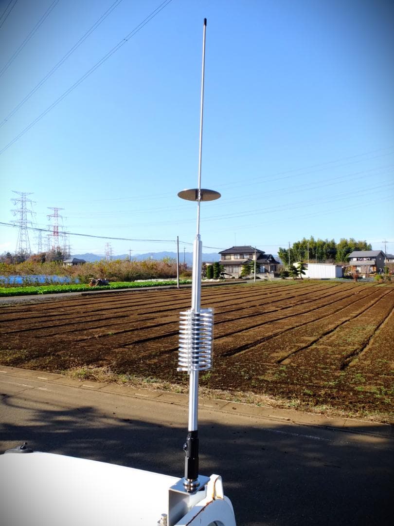 AM★デコトラUFOアンテナ27-28MHz 1/4λ 耐圧1.5KW★