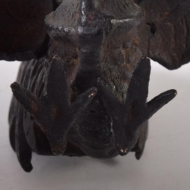 中国 古銅 鳥 置物 一對 C 7581 - メルカリ