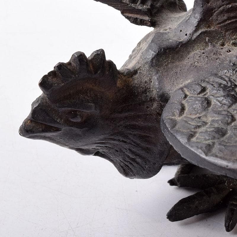 中国 古銅 鳥 置物 一對 C 7581 - メルカリ