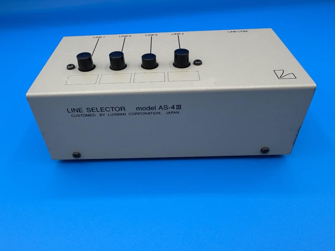 【小傷あり特価・3台目】LUXMAN AS-4III ラインセレクター 日本 ラインセレクター | ラックス | AS-4-3 | Joshin webショップ 通販