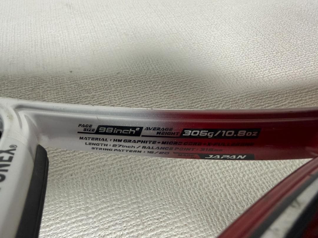 バボラ カバー 12本収納・YONEX ラケット VCORE xi98 2本 - メルカリ