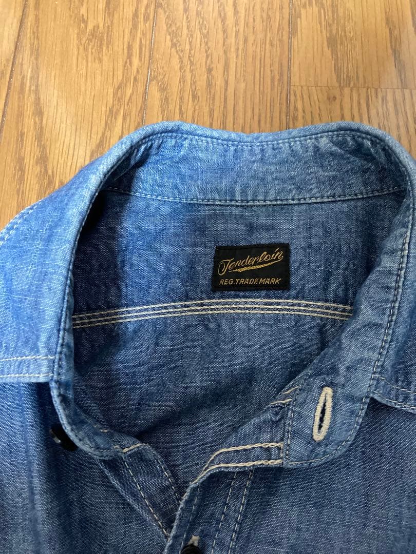絶版！TENDERLOIN テンダーロイン シャンブレーシャツ INDIGO - メルカリ