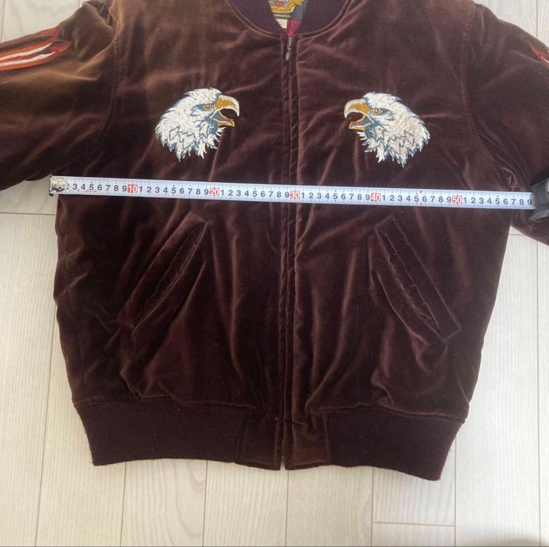 希少90s Harley-Davidson スカジャンベロア別珍 L - メルカリ