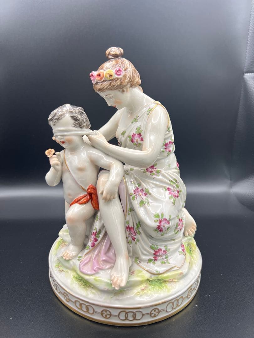 母子像 陶磁器 フィギュア