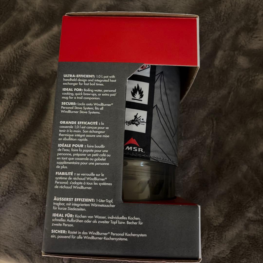 バーベキュー・調理用品 MSR WindBurner Personal Pot 1.0L