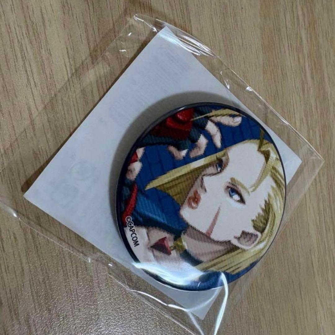 カプくじ ストリートファイター6 ドット缶バッジ キャミィ キャミー