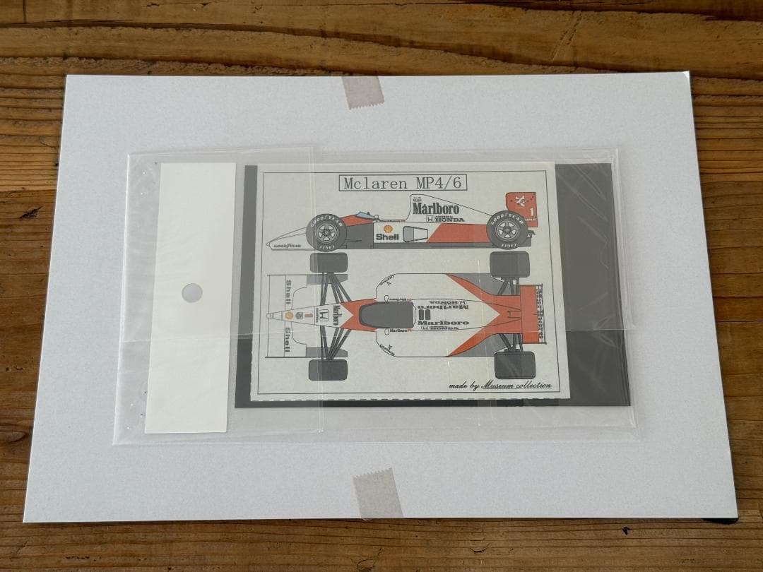 オートアート AUTOart MP4/6 1:18 日本GP マルボロデカール付