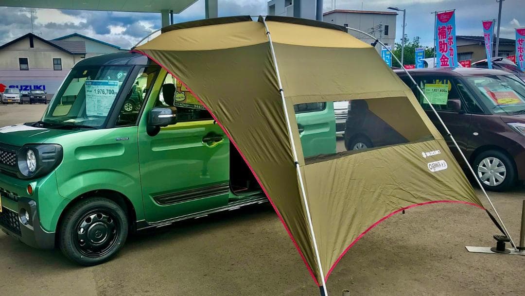 スズキ スペーシアギア 純正タープテント＆バックドアネット - メルカリ