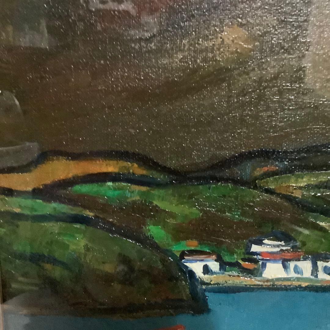 tanpopoさん専用 松田茂　箱根富士　油彩　美術年鑑掲載作家　額縁