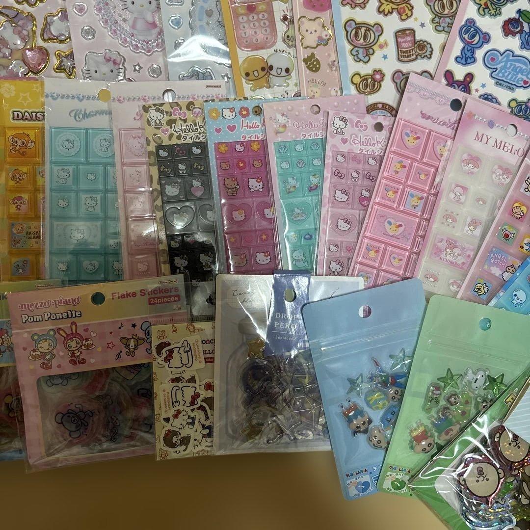 ボンボンドロップシール　うるちゅる　タイル　おはじき　　各種78枚など　まとめ