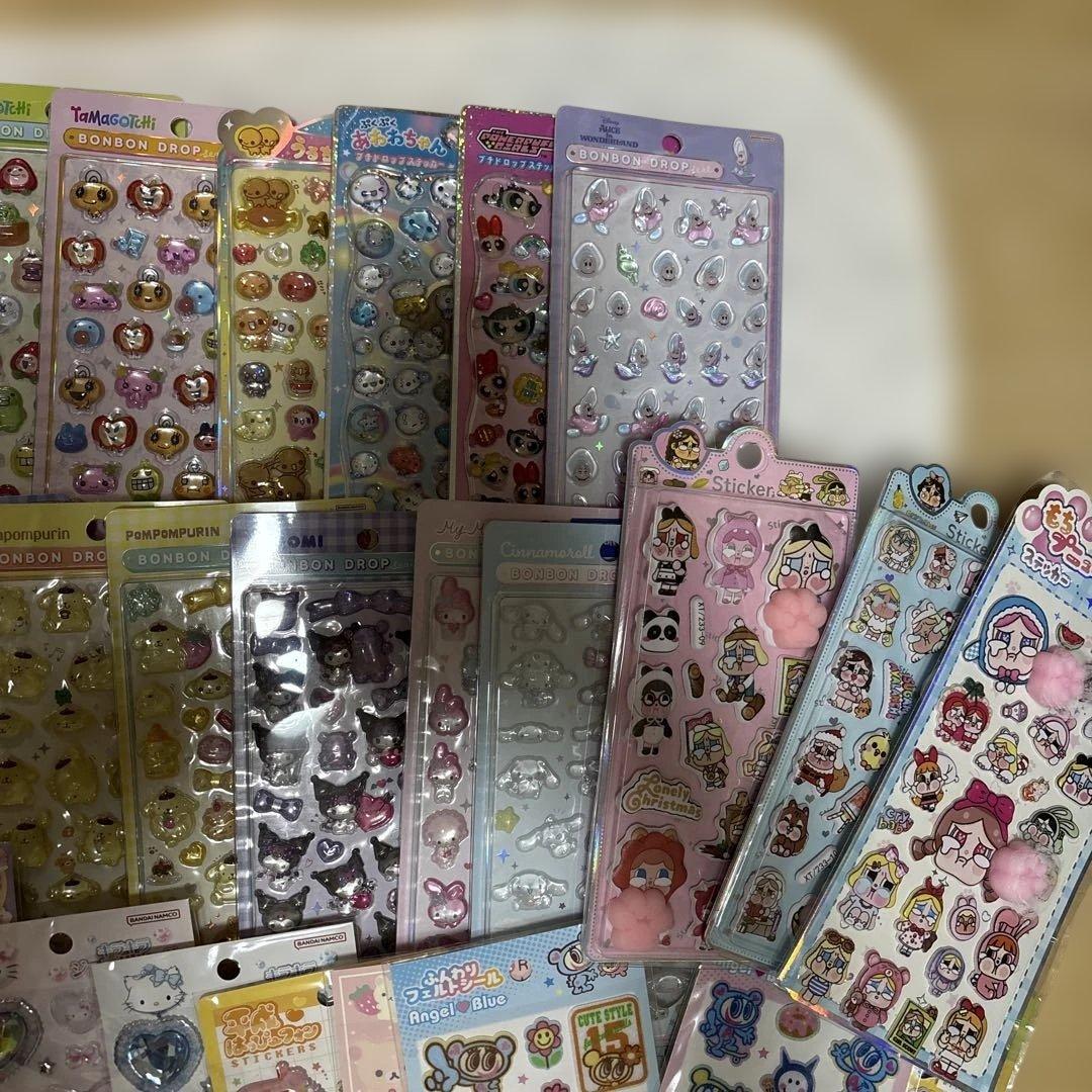 ボンボンドロップシール　うるちゅる　タイル　おはじき　　各種78枚など　まとめ