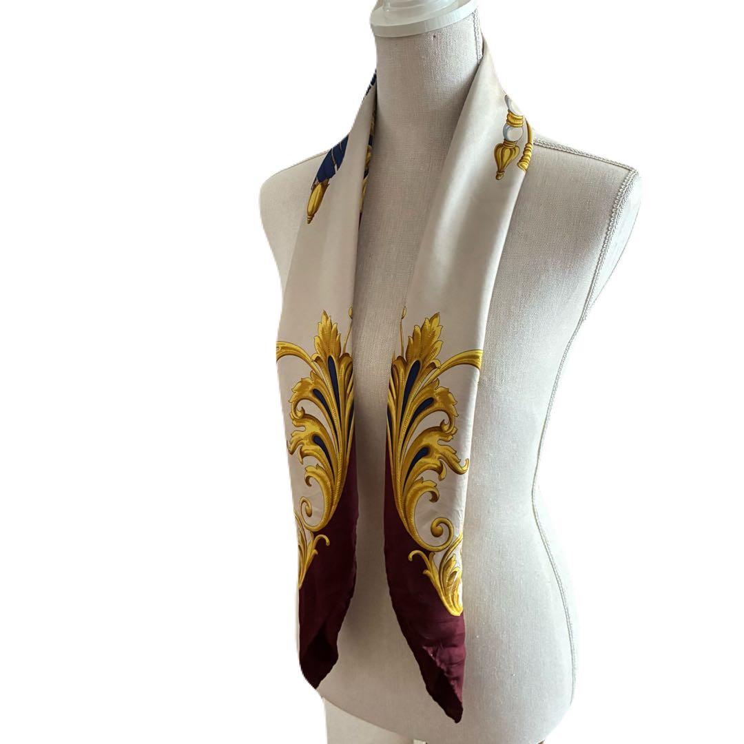 美品 CELINE セリーヌ 大判シルクスカーフ バッグ 楽器 86×86cm - メルカリ