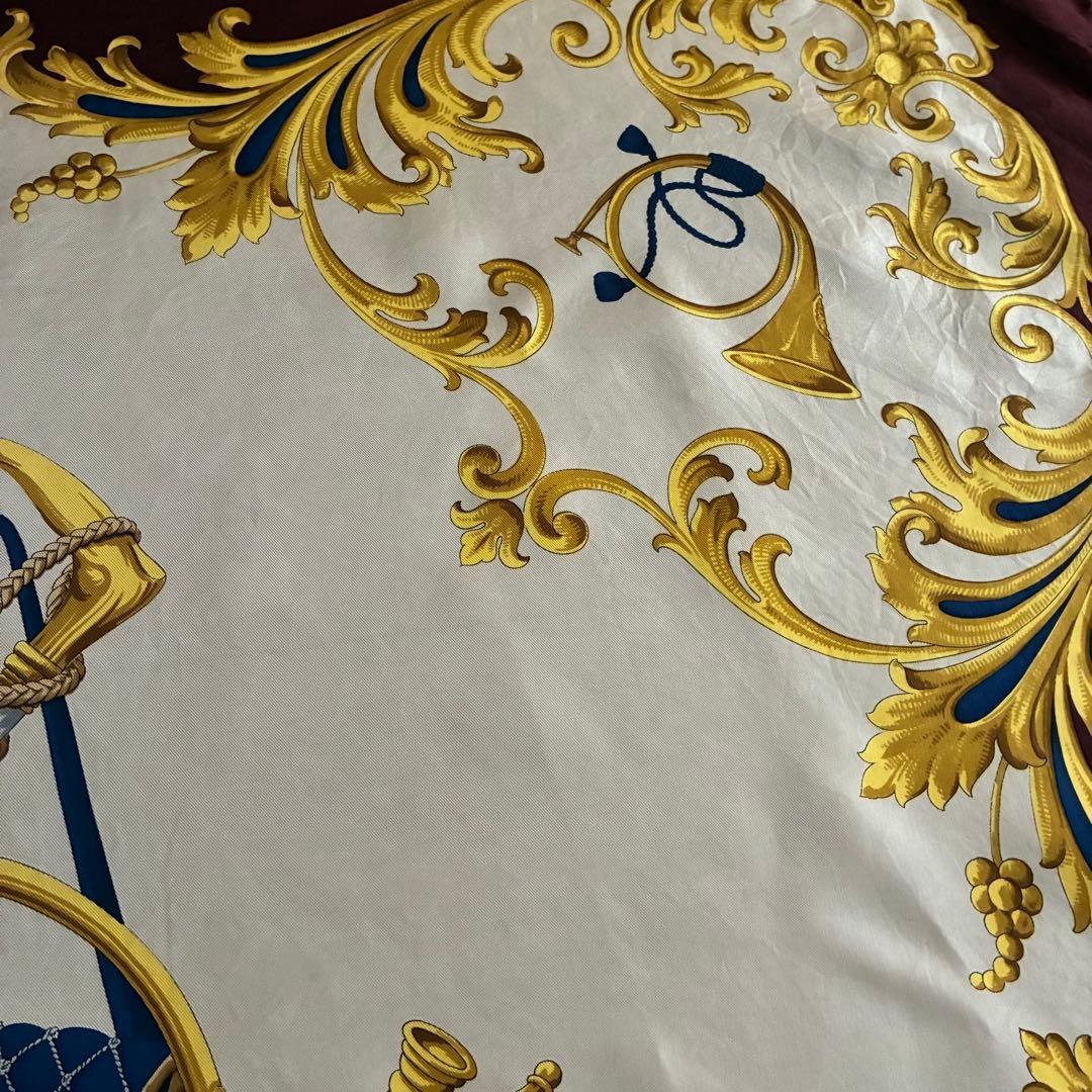 美品 CELINE セリーヌ 大判シルクスカーフ バッグ 楽器 86×86cm - メルカリ