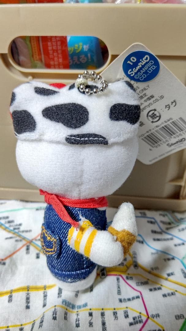 清里バージョン　ハローキティぬいぐるみS キーホルダー　サンリオ　平成　希少