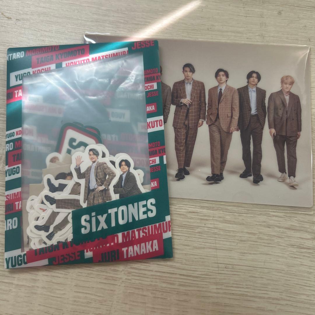 SixTONES ステッカーセット ミニクリアファイル - メルカリ