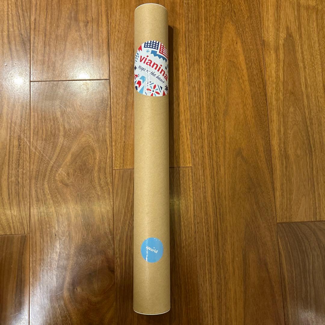 vianina ワールドマップ　ポスター　50cm x 70cm