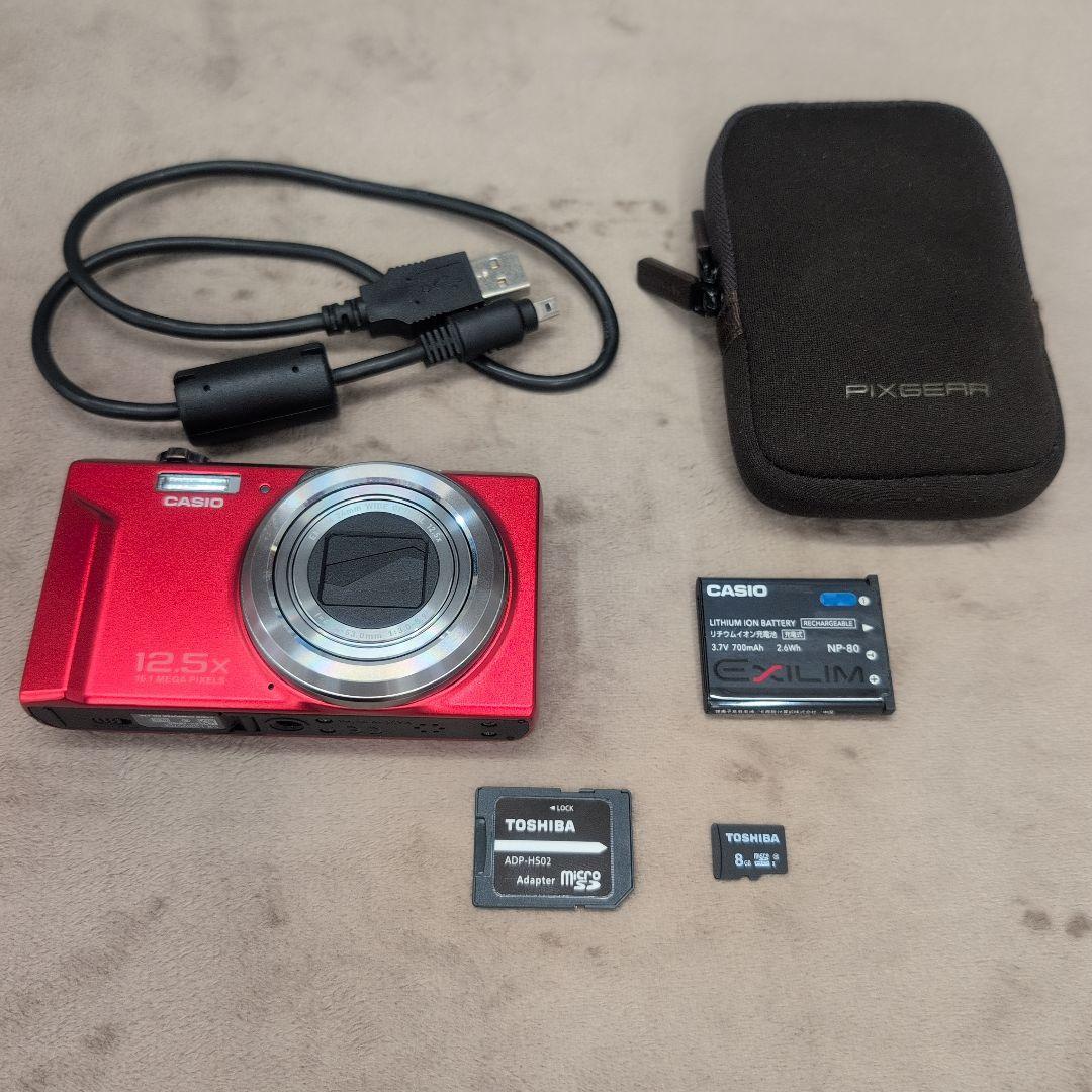 【美品】CASIO EXILIM 12.5x レッド