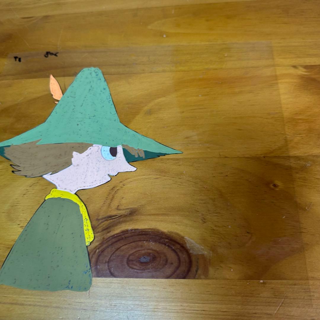 セル画 背景付 楽しいムーミン一家 スナフキン 6046