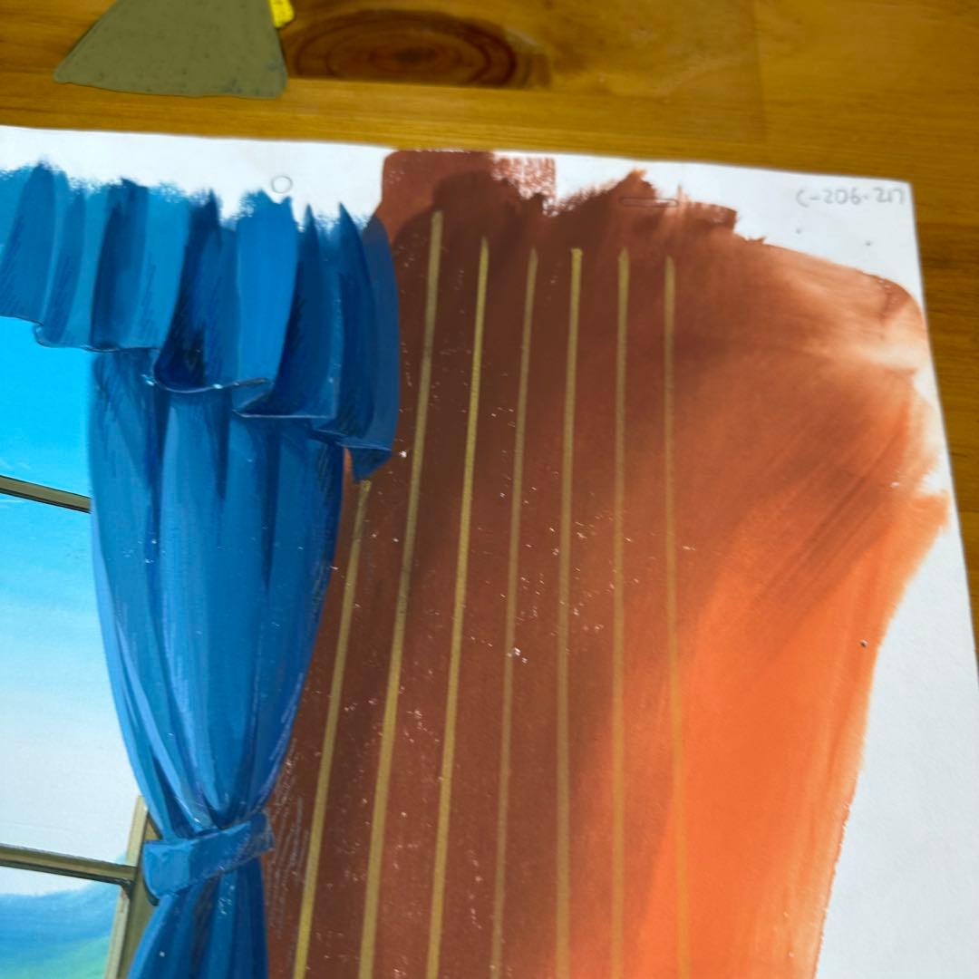 セル画 背景付 楽しいムーミン一家 スナフキン 6046