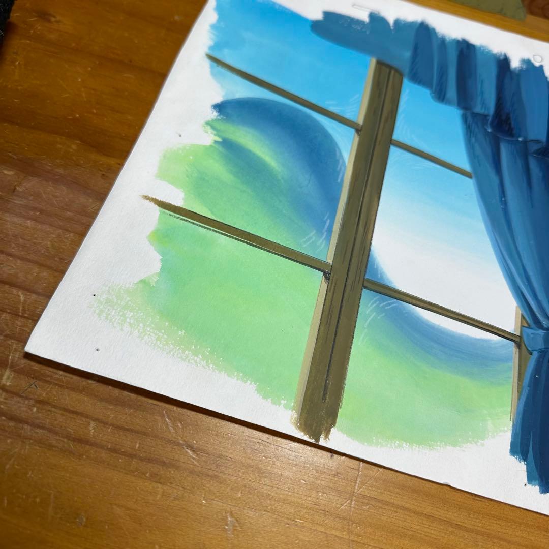 セル画 背景付 楽しいムーミン一家 スナフキン 6046