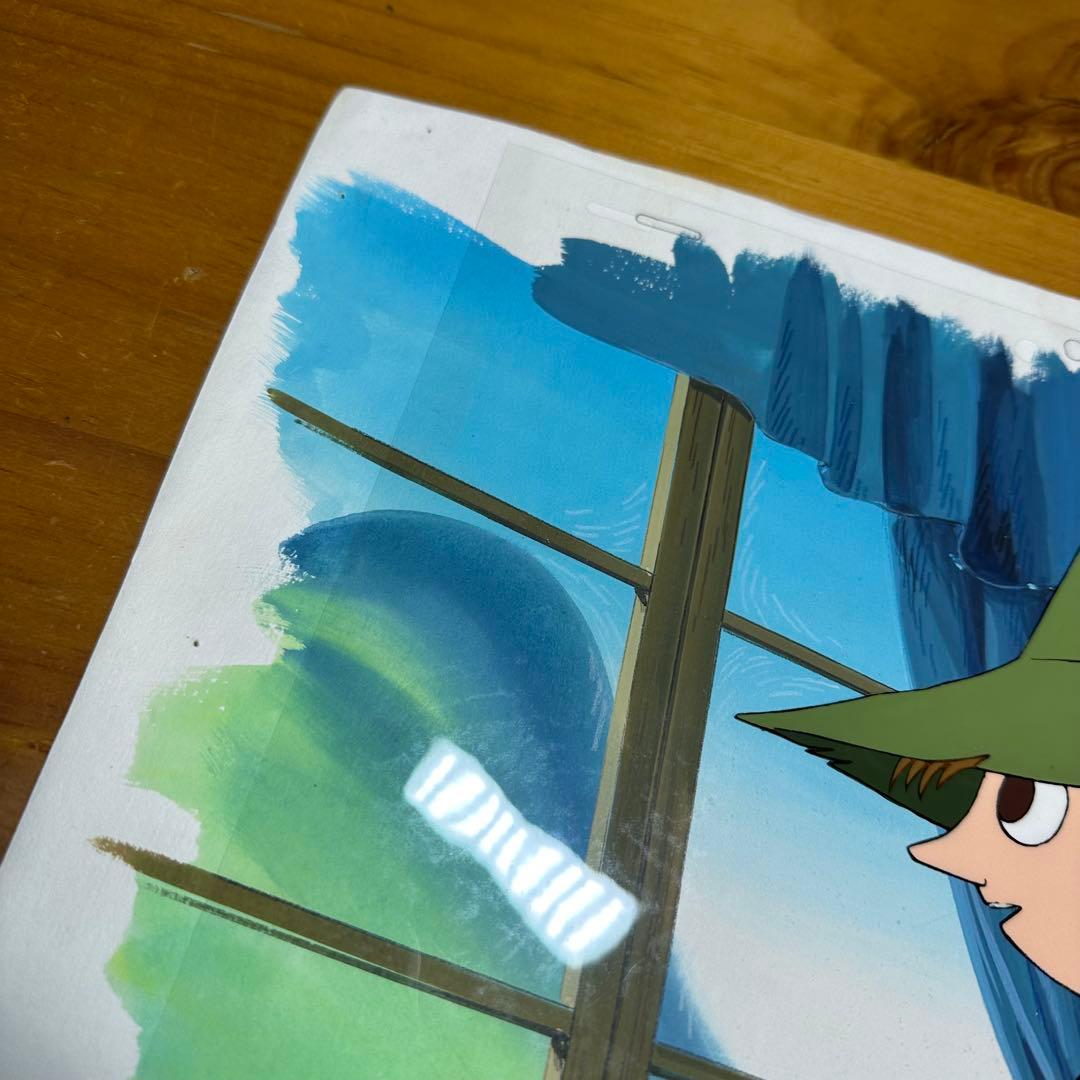 セル画 背景付 楽しいムーミン一家 スナフキン 6046