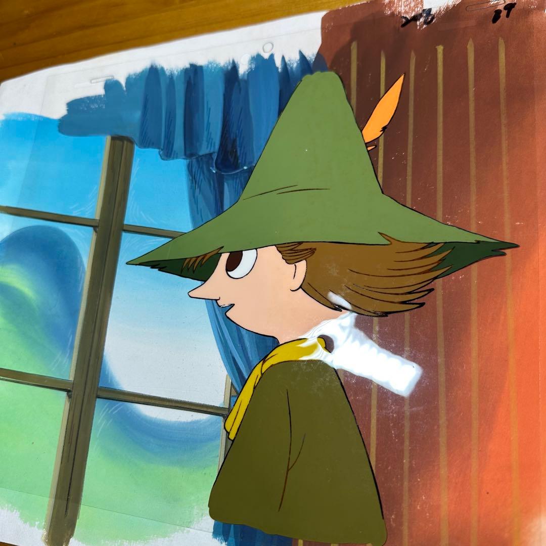 セル画 背景付 楽しいムーミン一家 スナフキン 6046