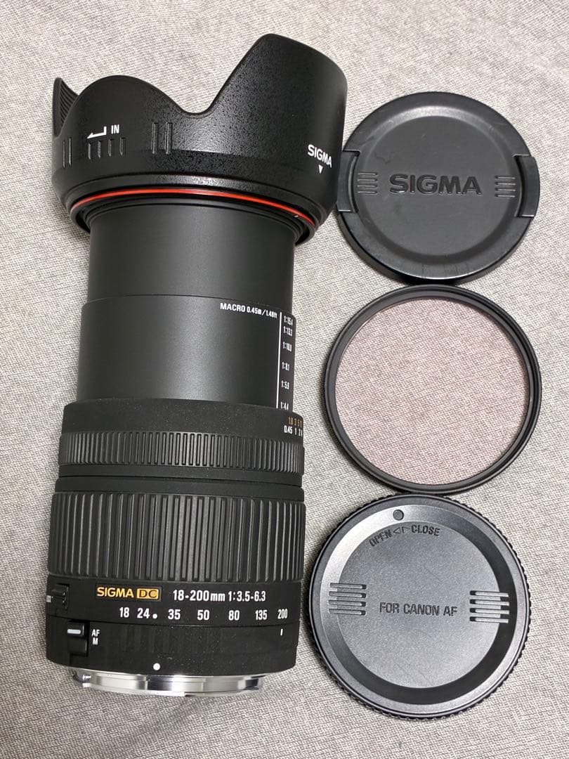 ⭐️美品⭐️シグマ SIGMA 18-200mm F3.5-6.3 DC キャノン用