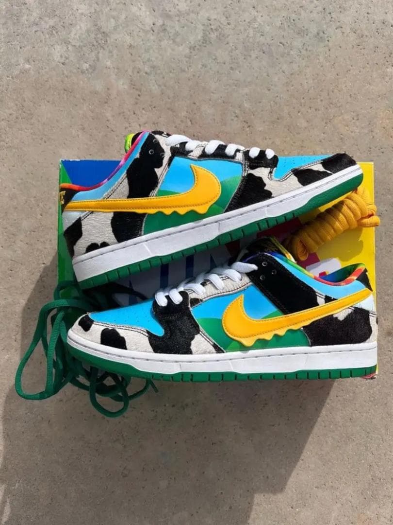 BEN & JERRY'S × Nike SB Dunk Low Size 7 - Ben & Jerry's x Nike Dunk Low SB Chunky Dunky CU3244-100