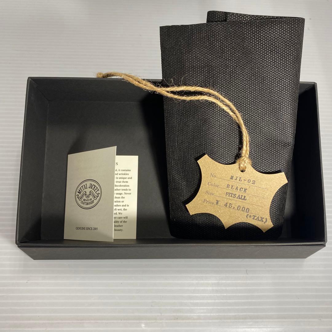 エロスティカ ロッキンジェリービーン メタルジャケット レザー 長財布