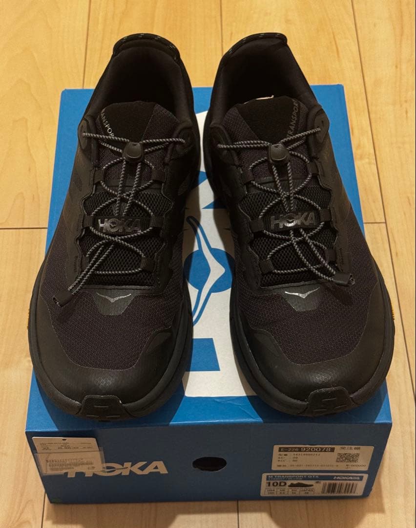 靴 HOKA ONE ONE TRANSPORT GTX 28.0cm BLCKB