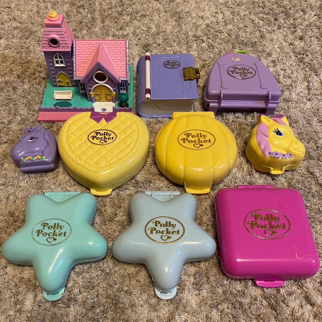ポーリーポケット アメトイ お家10個付属品9個セット Amazon.co.jp: ポリーポケットコレクタープレイセット、アダムス