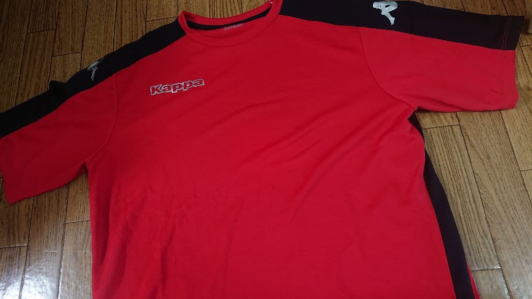 新品Kappa半袖プラクティスシャツ赤 - メルカリ